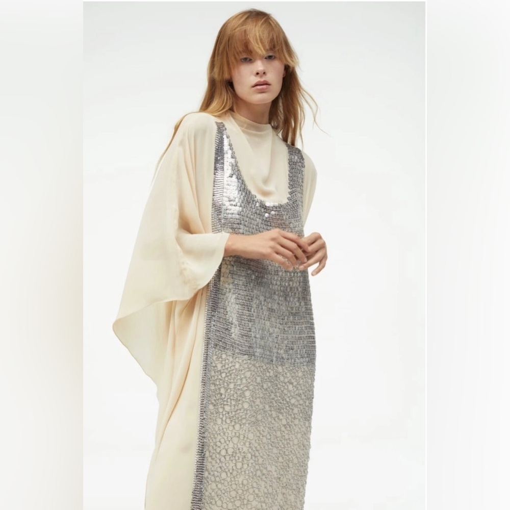 ZARA LIMITED EDITION CONTRASTING DRESS - Picture 4 of 17